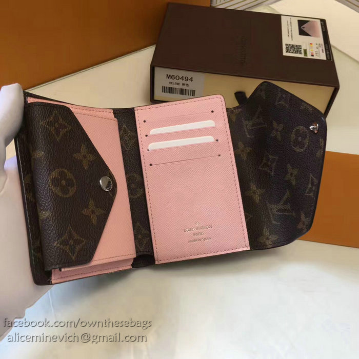 Louis Vuitton Monogram Canvas Wallet Pink M60494