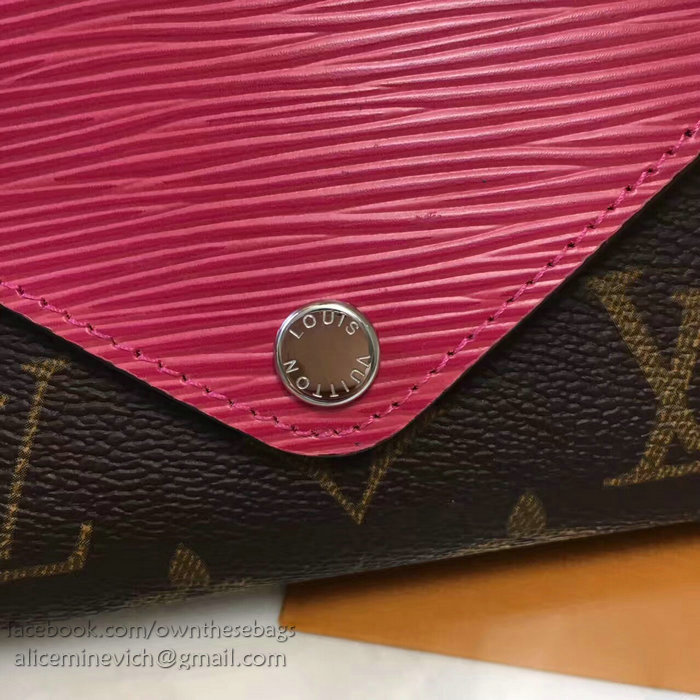 Louis Vuitton Monogram Canvas Wallet Rose M60494