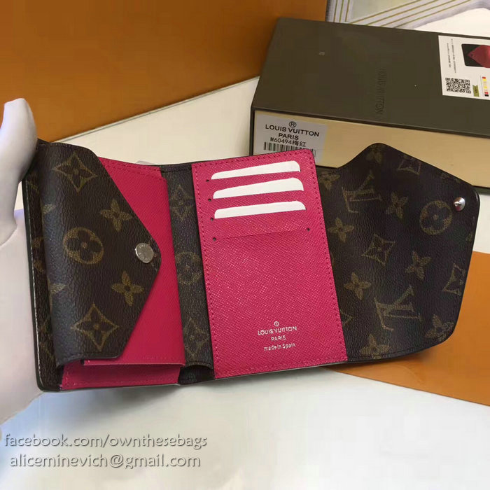 Louis Vuitton Monogram Canvas Wallet Rose M60494