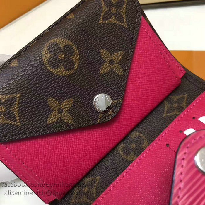 Louis Vuitton Monogram Canvas Wallet Rose M60494