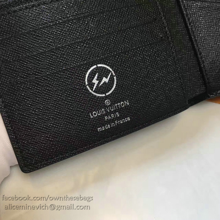 Louis Vuitton Monogram Eclipse Canvas Multiple Wallet M64439