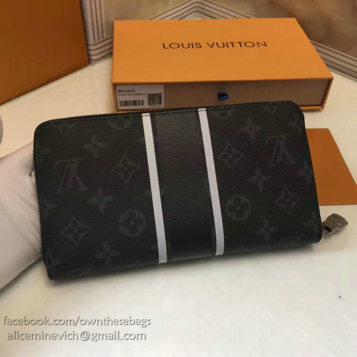 Louis Vuitton Monogram Eclipse Canvas Zippy Organizer M64645