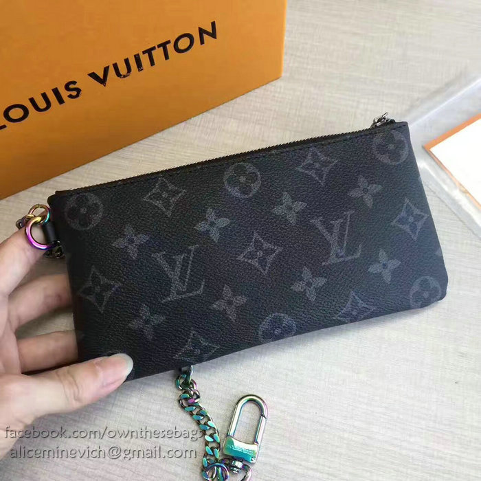 Louis Vuitton Monogram Eclipse Iphone 7 Pouch M64433