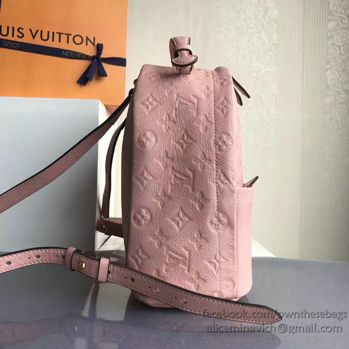 Louis Vuitton Monogram Empreinte Sorbonne Backpack Rose Poudre M44016