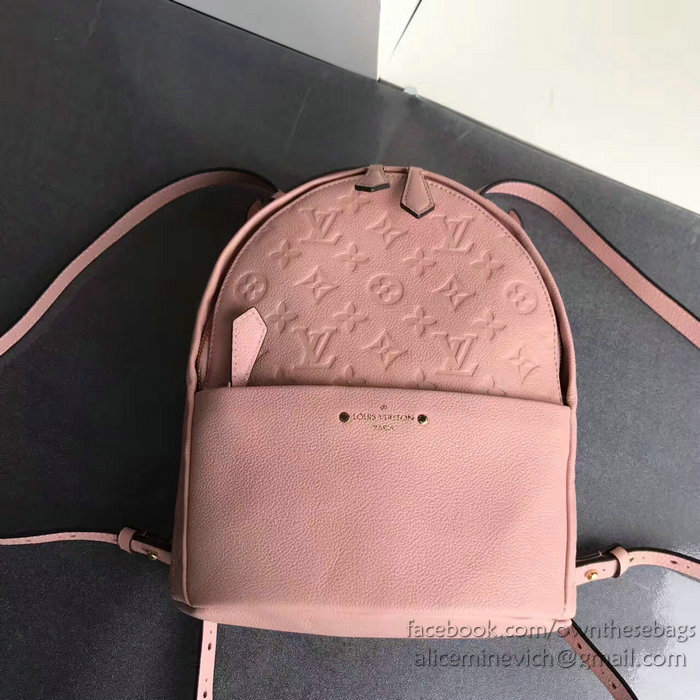 Louis Vuitton Monogram Empreinte Sorbonne Backpack Rose Poudre M44016