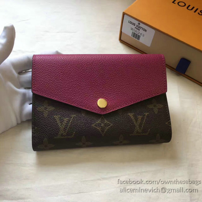 Louis Vuitton Pallas Compact Wallet Burgundy M64072