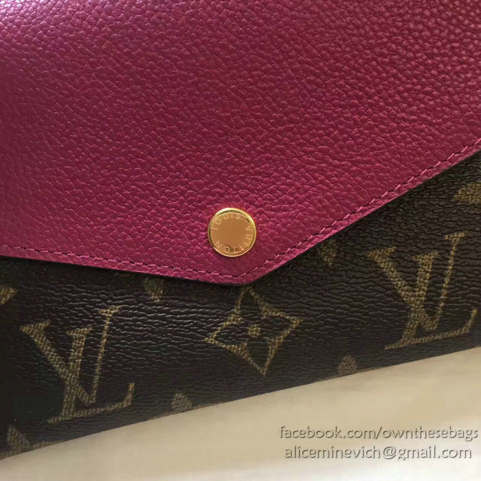 Louis Vuitton Pallas Compact Wallet Burgundy M64072