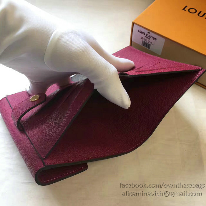 Louis Vuitton Pallas Compact Wallet Burgundy M64072