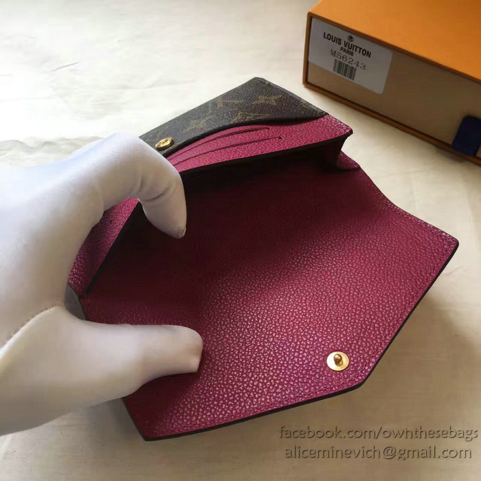 Louis Vuitton Pallas Compact Wallet Burgundy M64072