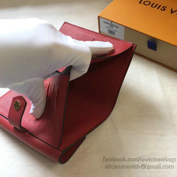 Louis Vuitton Pallas Compact Wallet Red M64072