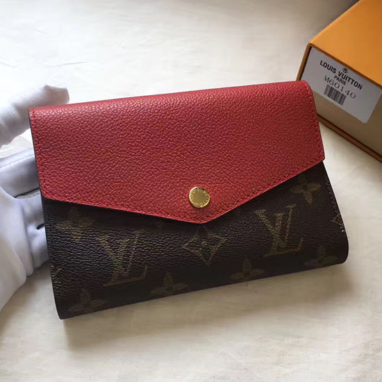 Louis Vuitton Pallas Compact Wallet Red M64072