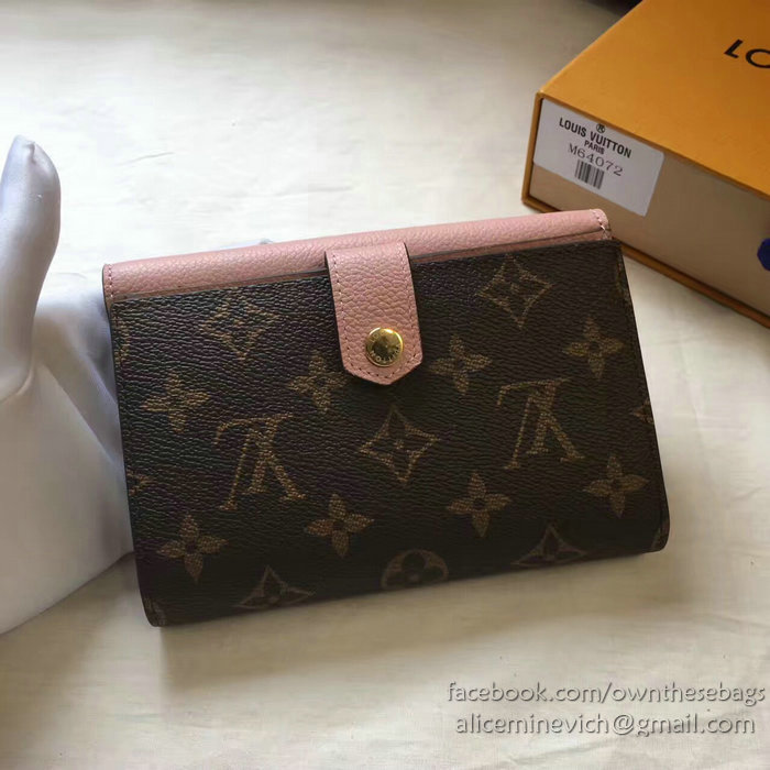 Louis Vuitton Pallas Compact Wallet Rose Ballerine M64072