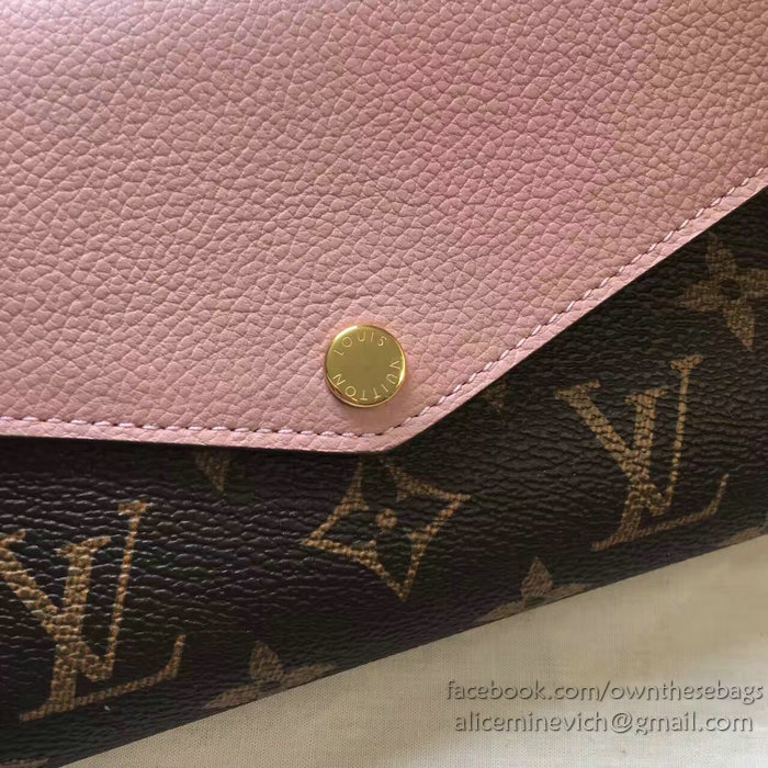 Louis Vuitton Pallas Compact Wallet Rose Ballerine M64072