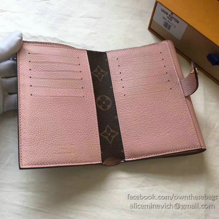 Louis Vuitton Pallas Compact Wallet Rose Ballerine M64072