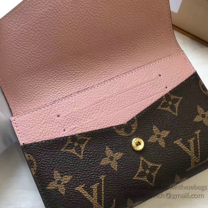 Louis Vuitton Pallas Compact Wallet Rose Ballerine M64072