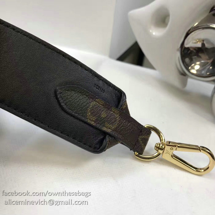 Louis Vuitton Bandouliere Monogram Shoulder Strap Black J02287