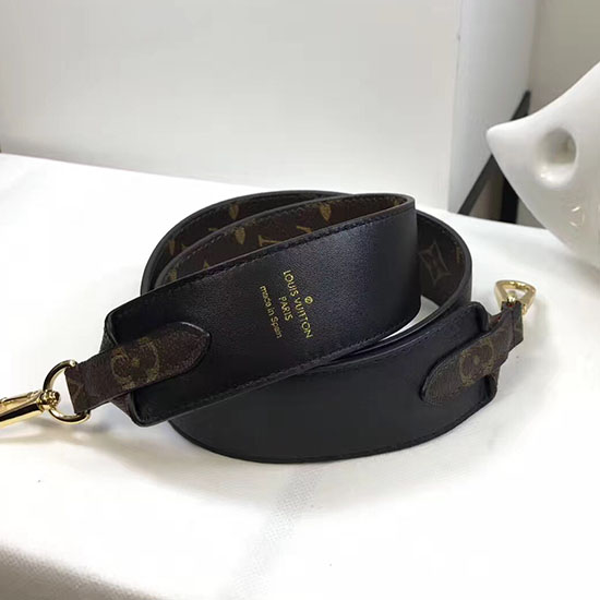 Louis Vuitton Bandouliere Monogram Shoulder Strap Black J02287