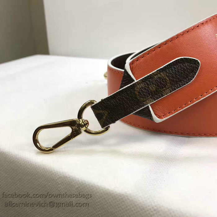 Louis Vuitton Bandouliere Monogram Shoulder Strap Orange J02287