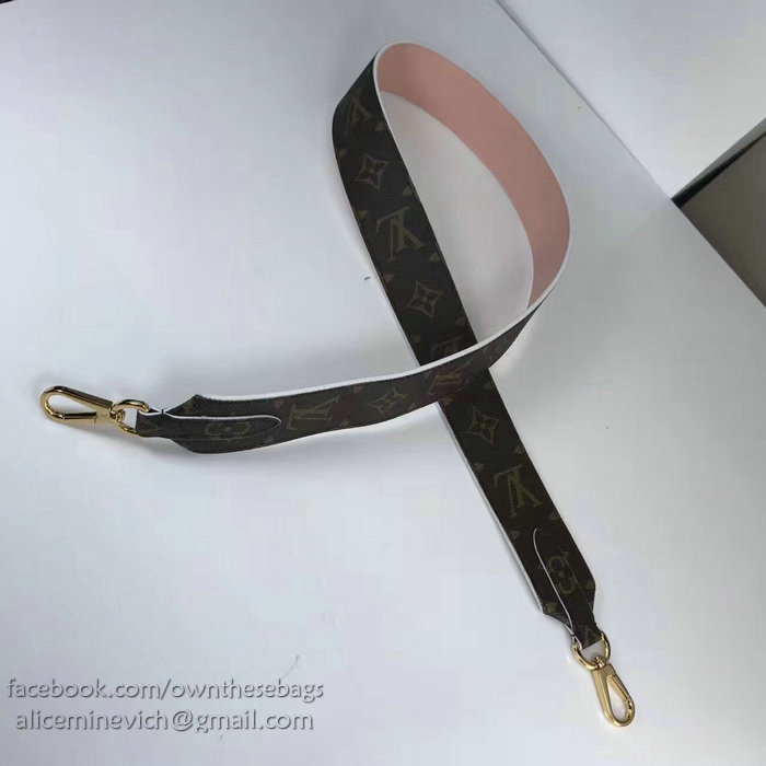 Louis Vuitton Bandouliere Monogram Shoulder Strap Pink J02287