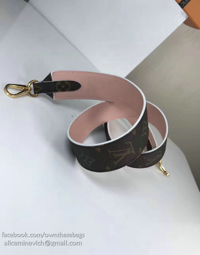 Louis Vuitton Bandouliere Monogram Shoulder Strap Pink J02287