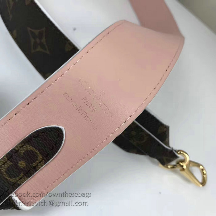 Louis Vuitton Bandouliere Monogram Shoulder Strap Pink J02287