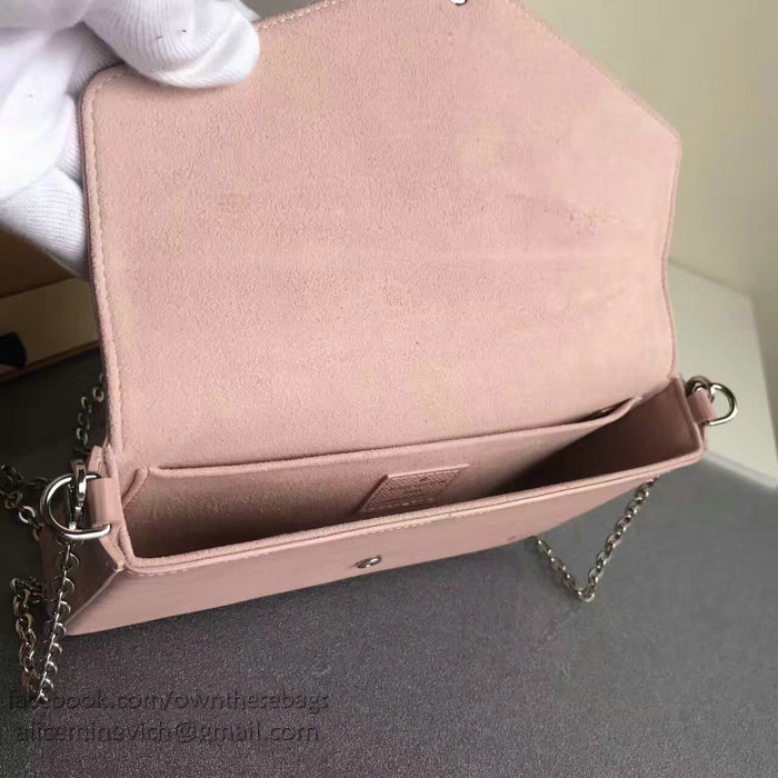 Louis Vuitton Epi Leather Pochette Felicie Rose Ballerine M62467