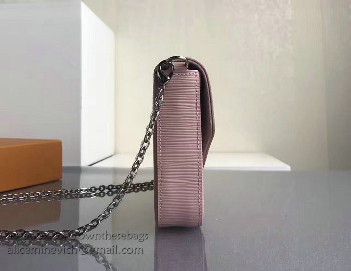 Louis Vuitton Epi Leather Pochette Felicie Rose Ballerine M62467