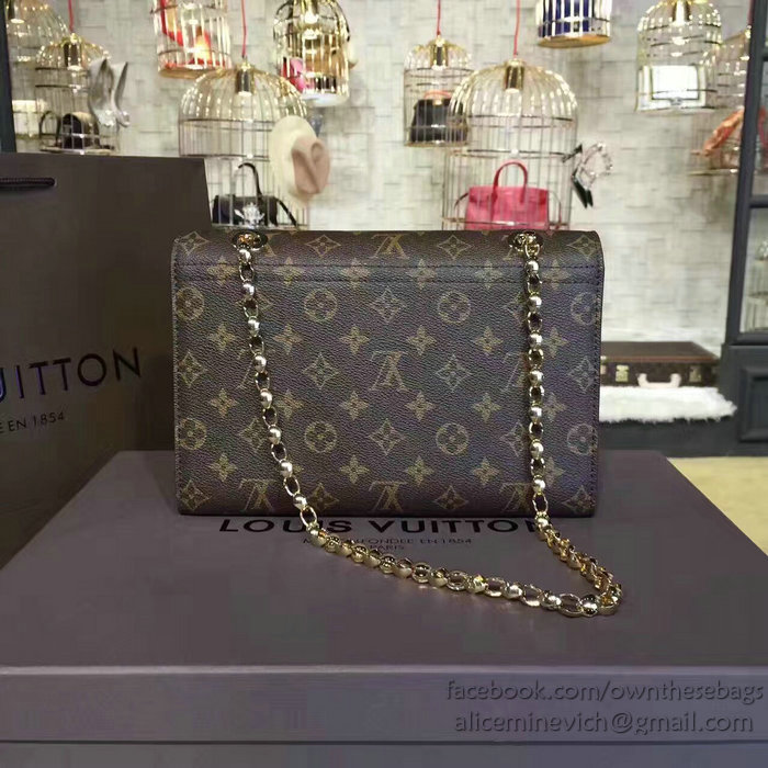 Louis Vuitton Monogram Canvas Victoire Bag Red M41731