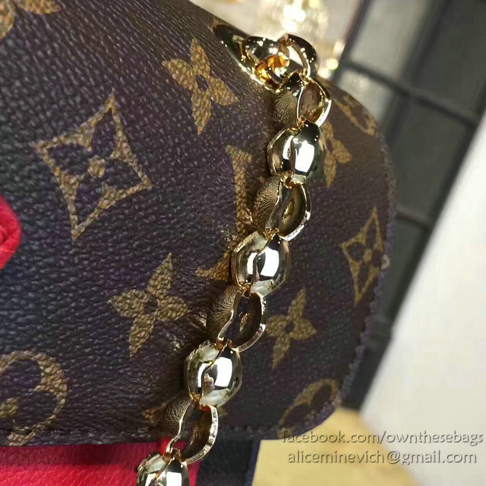 Louis Vuitton Monogram Canvas Victoire Bag Red M41731