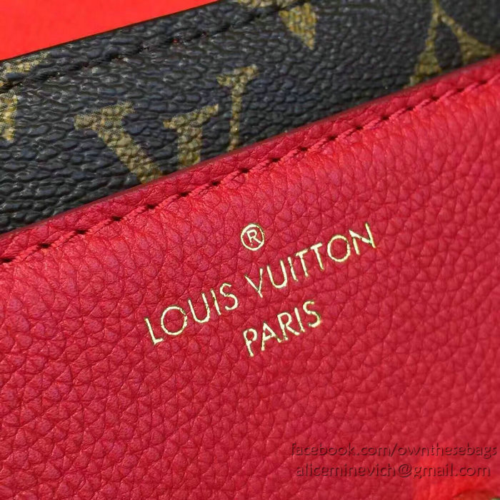 Louis Vuitton Monogram Canvas Victoire Bag Red M41731