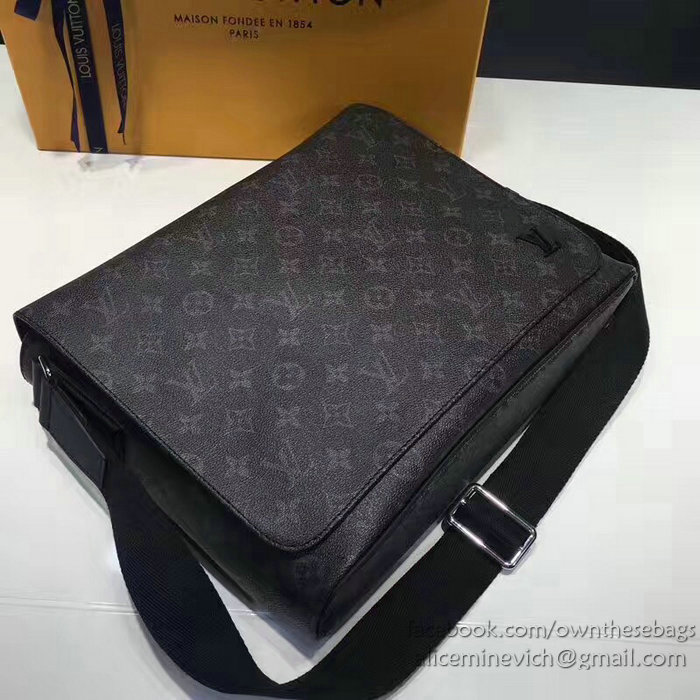 Louis Vuitton Monogram Eclipse Canvas District MM M44001