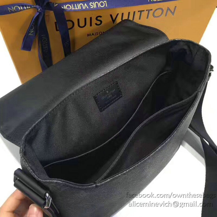 Louis Vuitton Monogram Eclipse Canvas District PM M44000