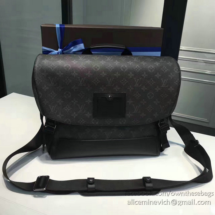 Louis Vuitton Monogram Eclipse Canvas Messenger MM Voyager M40510