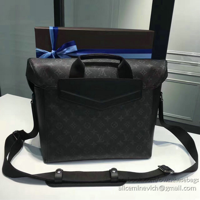 Louis Vuitton Monogram Eclipse Canvas Messenger MM Voyager M40510