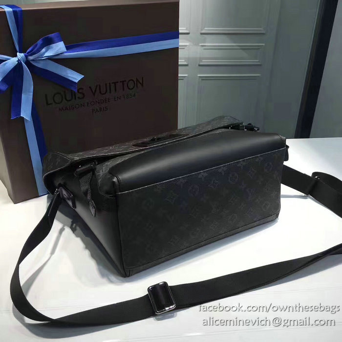 Louis Vuitton Monogram Eclipse Canvas Messenger MM Voyager M40510