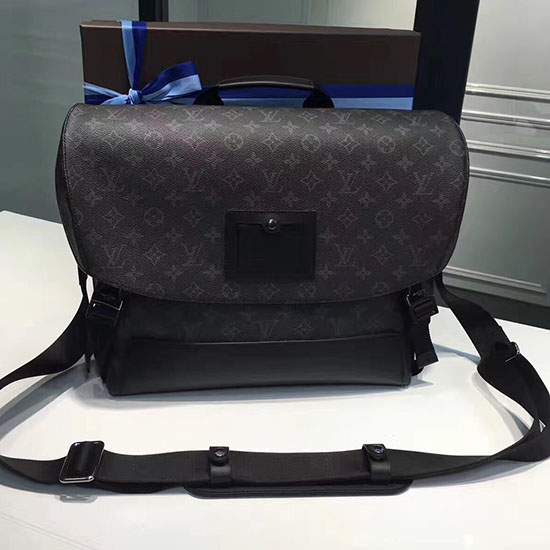 Louis Vuitton Monogram Eclipse Canvas Messenger MM Voyager M40510