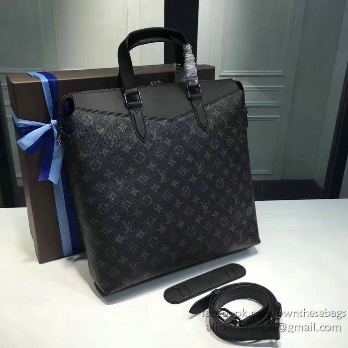 Louis Vuitton Monogram Eclipse Canvas Tote Explorer M40567