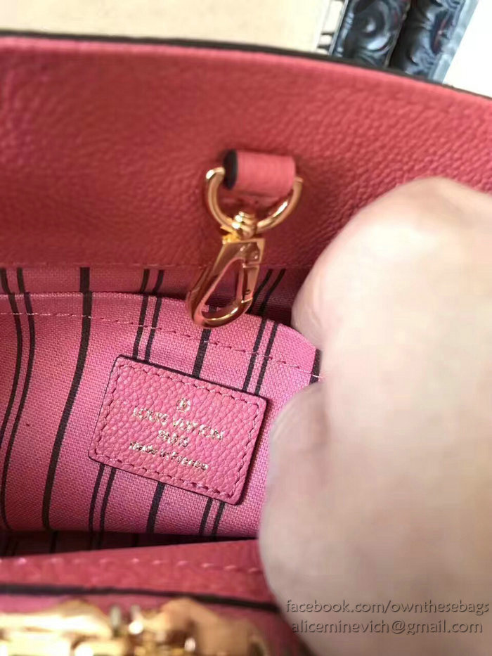 Louis Vuitton Monogram Empreinte Montaigne MM Hot Pink M42296