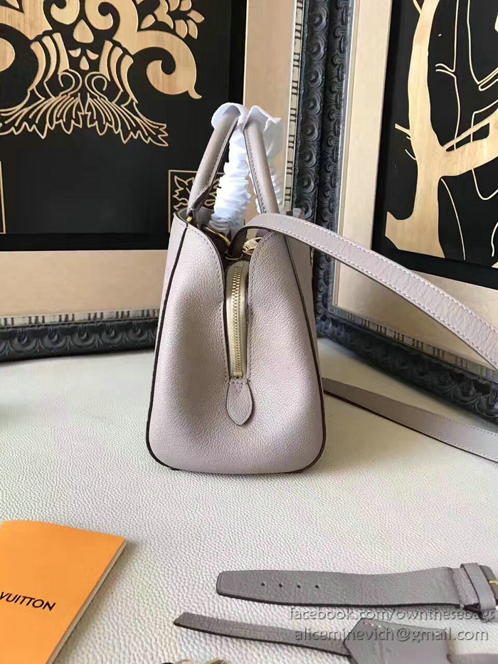 Louis Vuitton Monogram Empreinte Montaigne MM Light Grey M42296