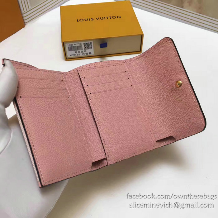 Louis Vuitton Monogram Empreinte Pont-neuf Compact Wallet Pink M62184