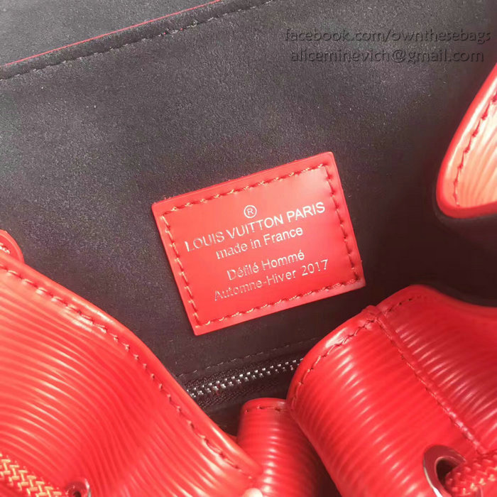 Louis Vuitton Epi Leather Supreme Christopher PM Red M50159