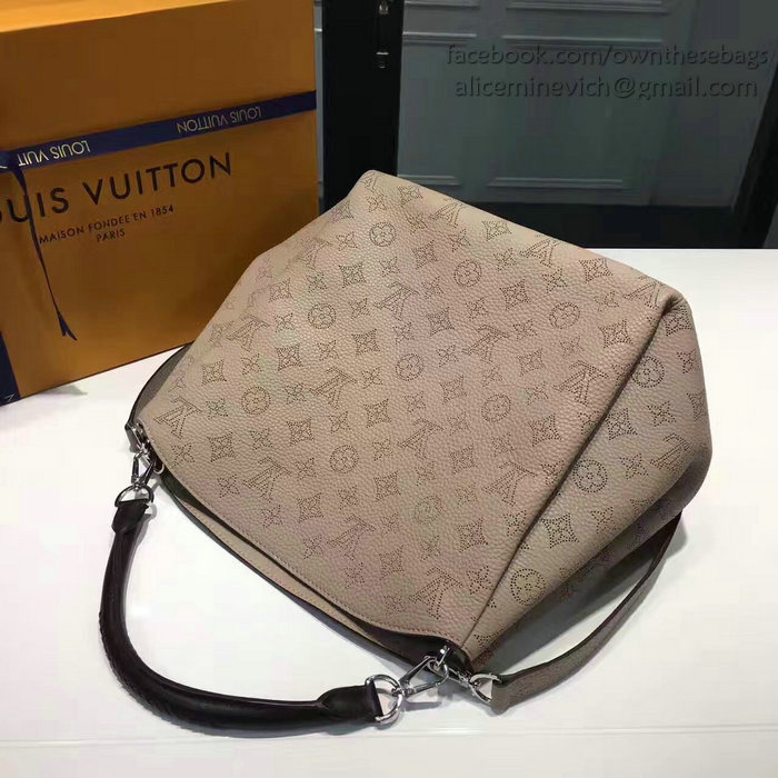 Louis Vuitton Mahina Calfskin Babylone PM Galet M50031