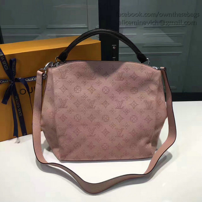 Louis Vuitton Mahina Calfskin Babylone PM Magnolia M50031