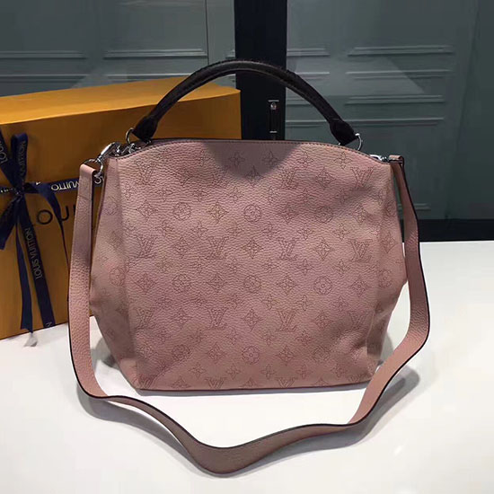 Louis Vuitton Mahina Calfskin Babylone PM Magnolia M50031