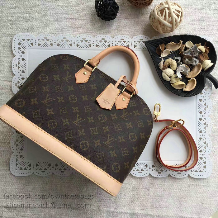 Louis Vuitton Monogram Canvas Alma MM Bag M53151