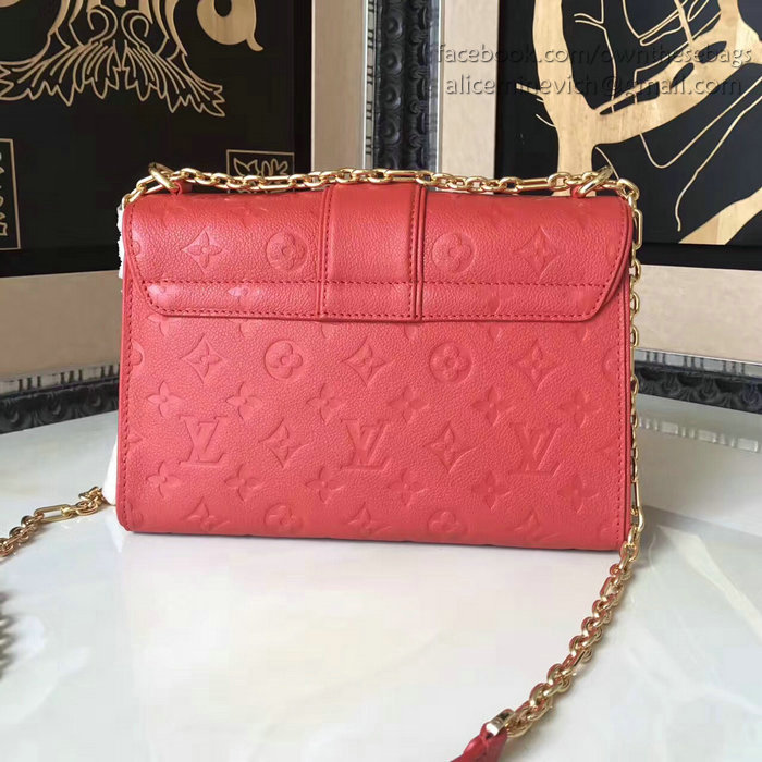 Louis Vuitton Monogram Empreinte Saint Sulpice PM Cherry M43393