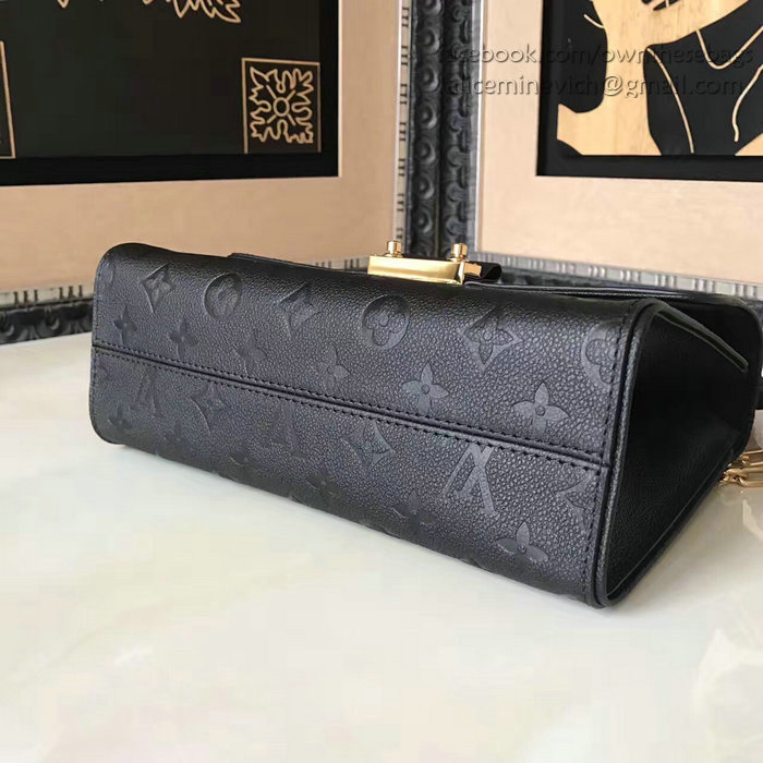 Louis Vuitton Monogram Empreinte Saint Sulpice PM Noir M43393