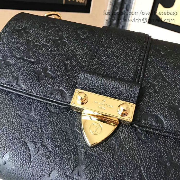 Louis Vuitton Monogram Empreinte Saint Sulpice PM Noir M43393