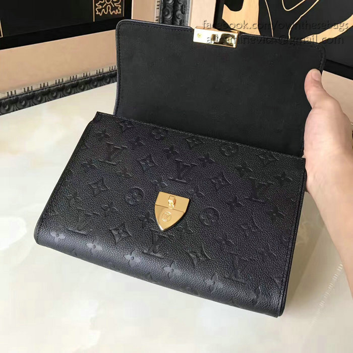 Louis Vuitton Monogram Empreinte Saint Sulpice PM Noir M43393