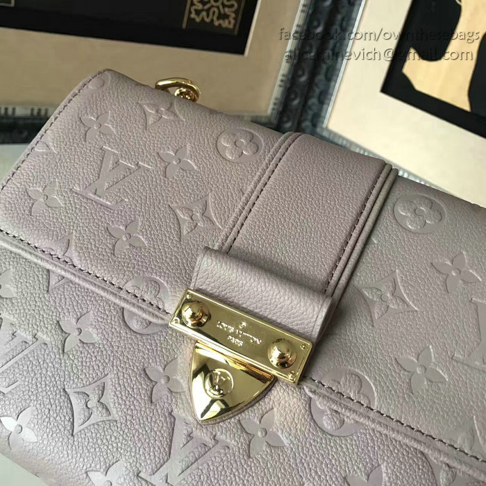 Louis Vuitton Monogram Empreinte Saint Sulpice PM Taupe Glace M43393